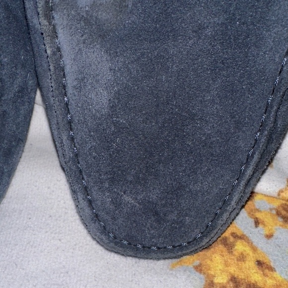Aldo Dark Suede Slip-On Loafers - Picture 10 of 12
